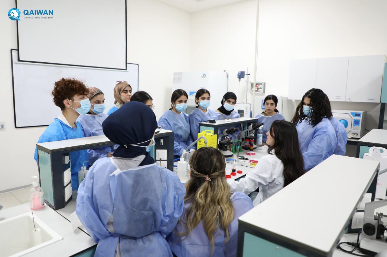 The Primary Microbiology Practical Course at QIU for high school students